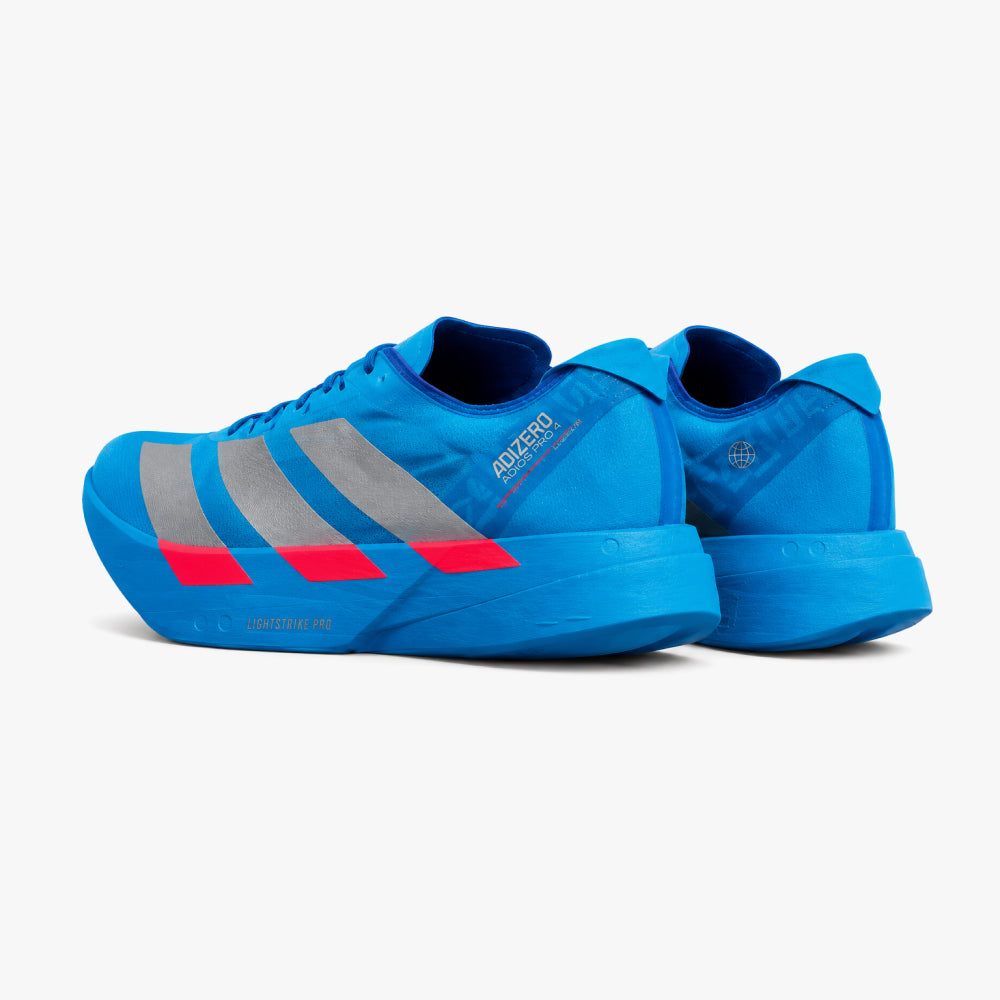 Tênis Adidas Adizero Adios Pro 4 azul e rosa